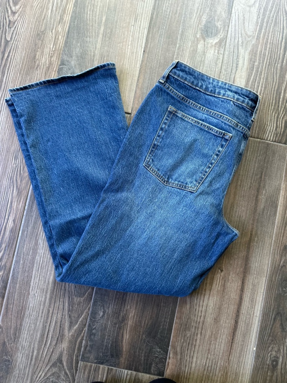 Free Assembly Mid Rise Bootcut Jeans - Blue